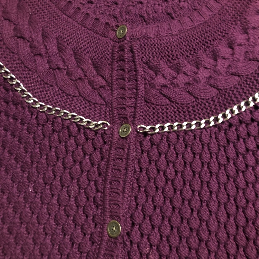 EUC Liz Claiborne Cable Cardigan 2x